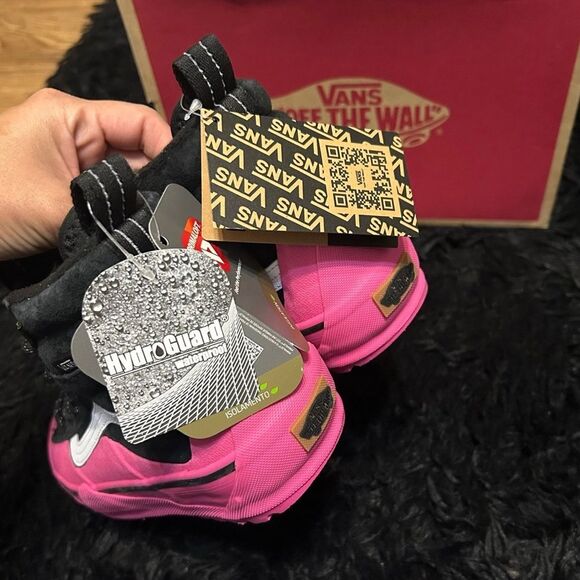 VANS sk8-hi top MTE-2 Dip black pink lace up shoes sneakers women's 8 new - Picture 4 of 9